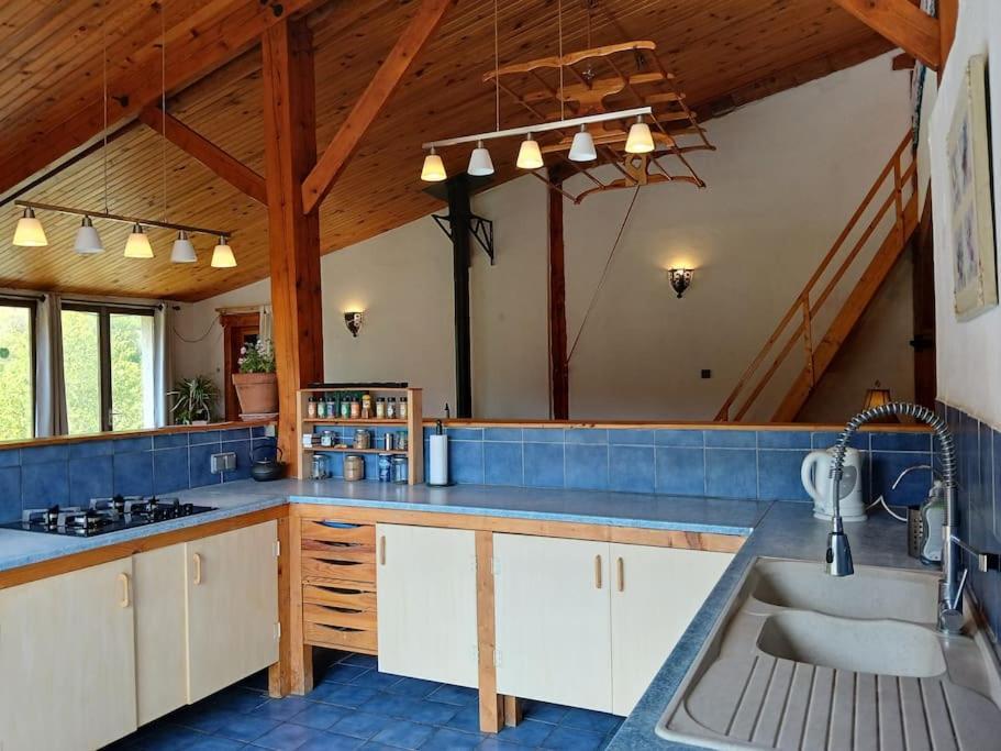Bright Loft With Mountain And Nature View Sougraigne Exterior photo
