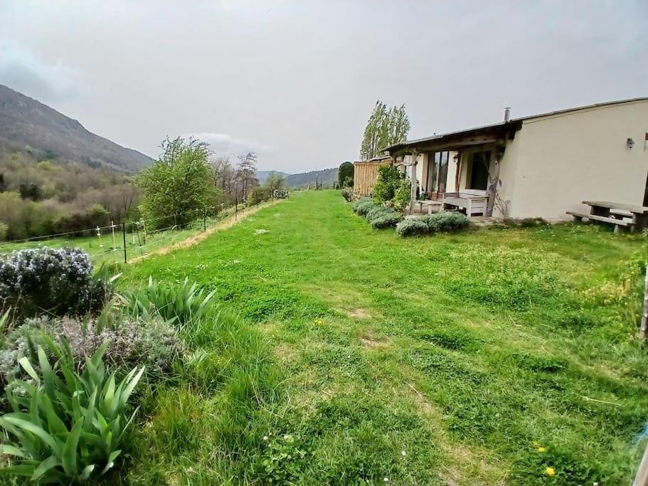 Bright Loft With Mountain And Nature View Sougraigne Exterior photo